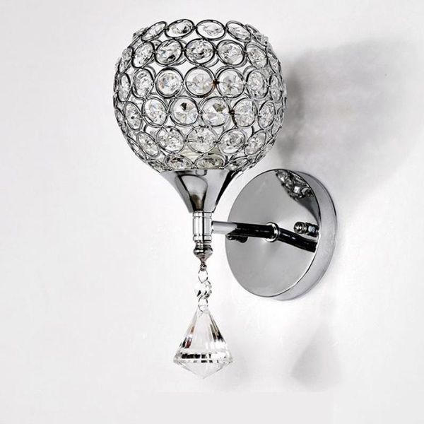 

wall lamp modern single head crystal creative individuality restaurant hallway romantic bedroom bedside led light