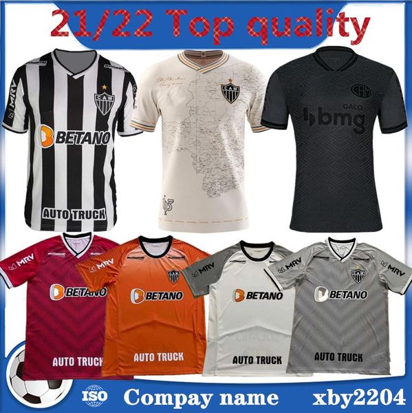

atlÃ©tico 2021 2022 atletico mineiro home away soccer jersey special edition 21 22 fred cazares otero moura elias robinho valdivia adilson sa, Black;yellow