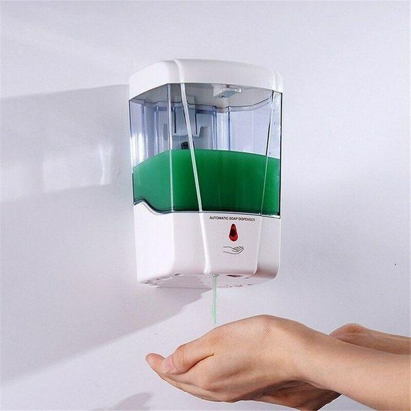 

dispenser 700ml automatic sensor soap touchless wall mounted detergent lotion kitchen dispensers pump for liquid