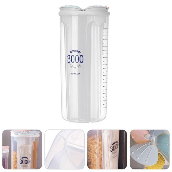 

1pc storage containers with lids dried 4 compartment sealed can bottles & jars