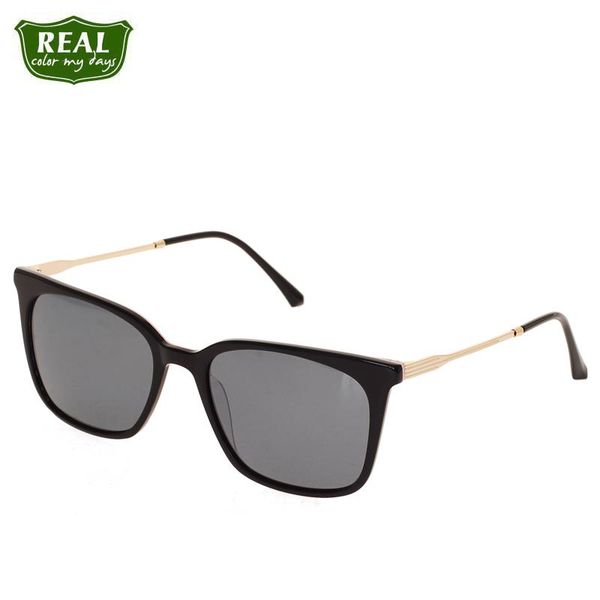 

fashion sunglasses frames real ultralight brand designer classic acetate polarized men women driving sun glasses male goggle uv400, Black