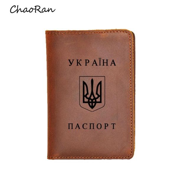 

card holders ukraine passport cover women organizer id travel wallet men engraved leather, Brown;gray