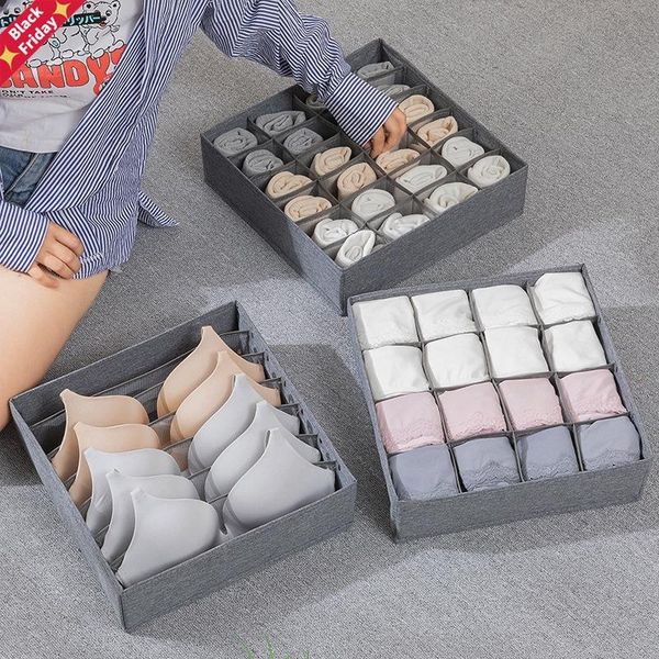 

storage drawers 7 grids bra organizer 16 24 socks underwear box wardrobe drawer organizers foldable case for