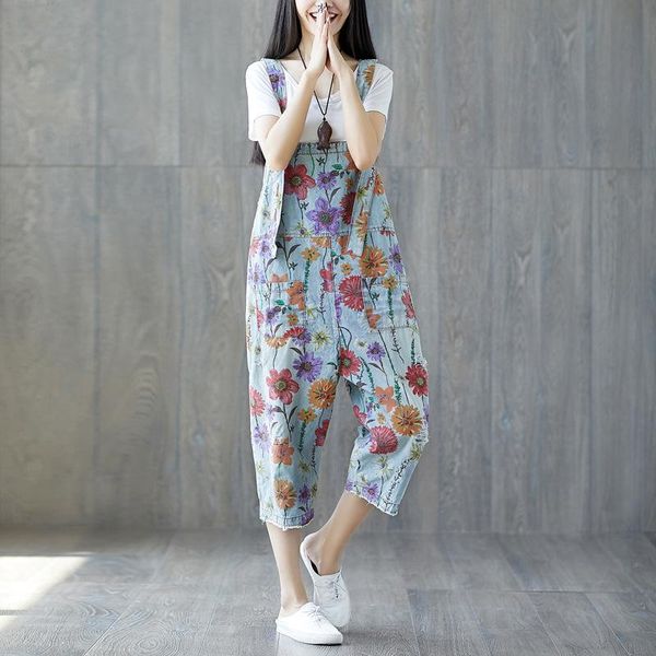 

women's jumpsuits & rompers xia da washing jeans condolences to do the old nine thin strappy, Black;white