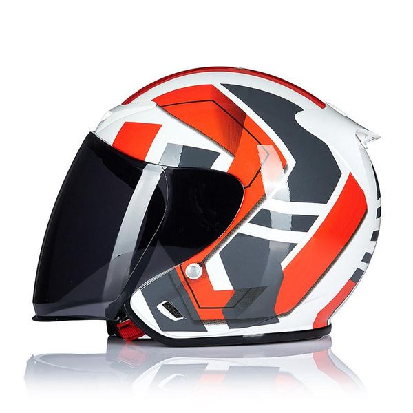 

motorcycle helmets 2021 men and women helmet half face abs dot certified electric safety moto casque
