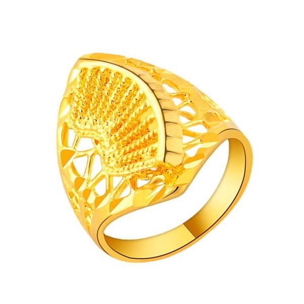 

wedding rings brand design women yellow filled gold jewelry fashion party gift anillos jr084, Slivery;golden