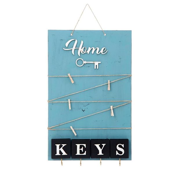 

frames retro time keychain and po hanger, wooden, 40x25 cm