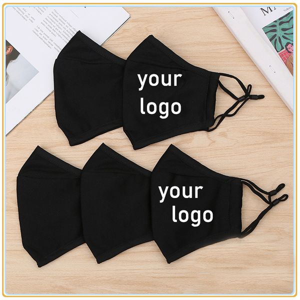 

customized cotton mask add your logo picture text plus pm2.5 filter