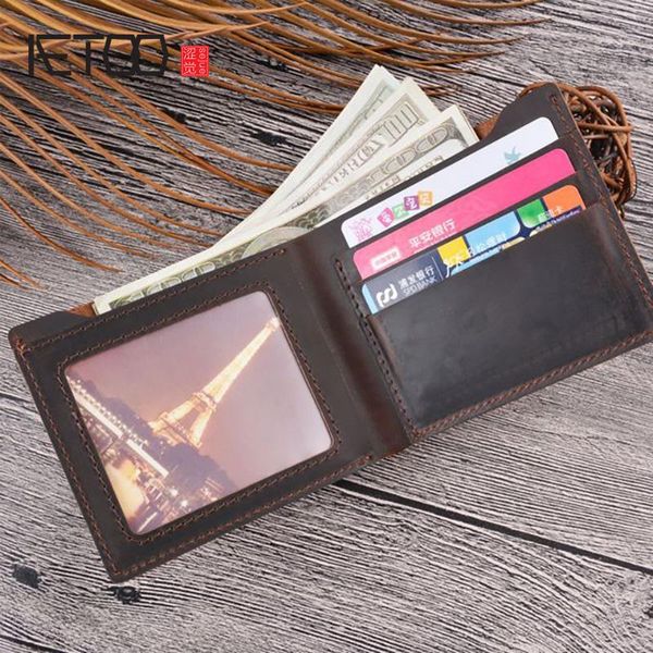 

wallets aetoo leather wallet, vintage men's wallet, Red;black