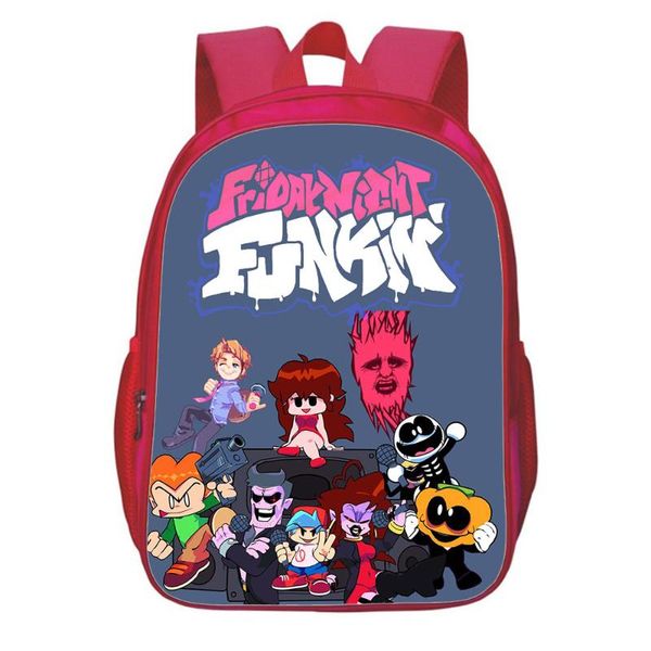 

backpack game friday night funkin teen bookbag music rhythm school bag girls rucksack children women travel mochila