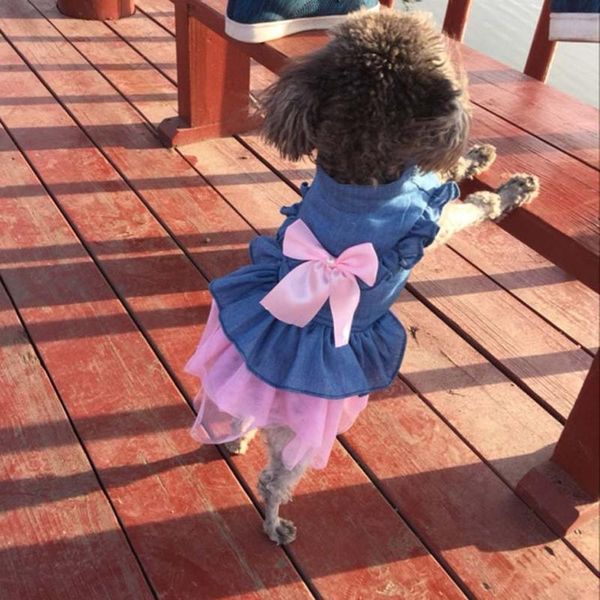 

cat costumes pet winter warm skirt dog girl princess dress fancy mesh doggie p9yb