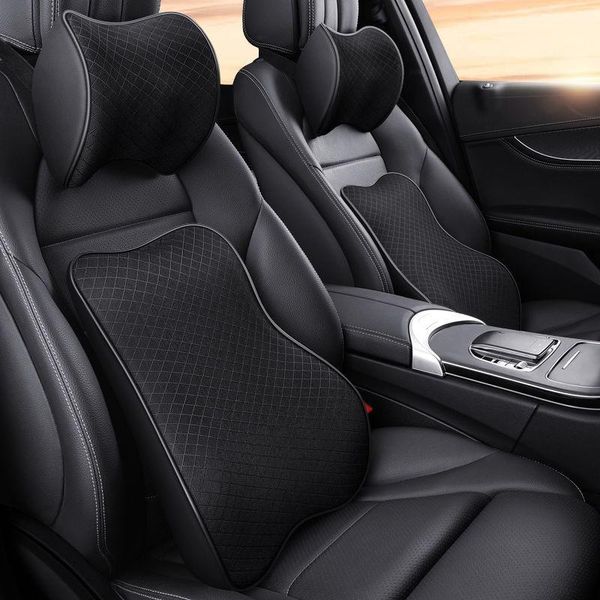

seat cushions car neck headrest pillow cushion auto head support protector automobiles rest memory cotton for office backrest