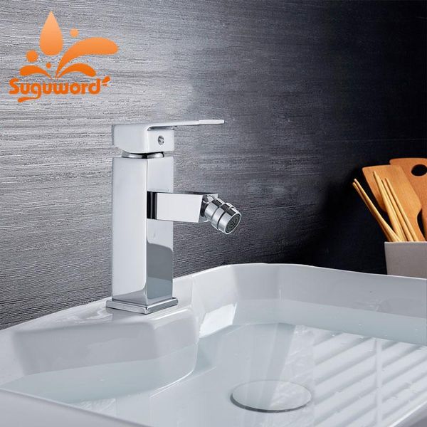 

bathroom sink faucets suguword simple short chrome basin faucet deck mounted mixer tap and cold water single handle one hole