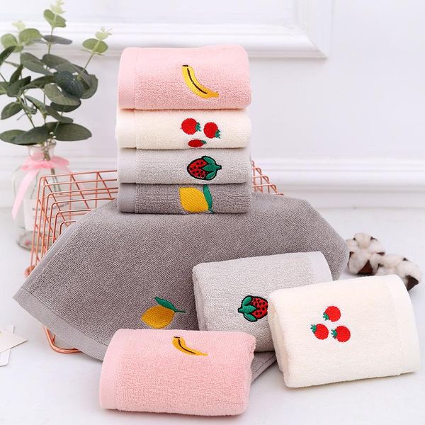 

towel cotton children soft plush bath baby cute fruit face comfortable bathing for bathroom random 4 color