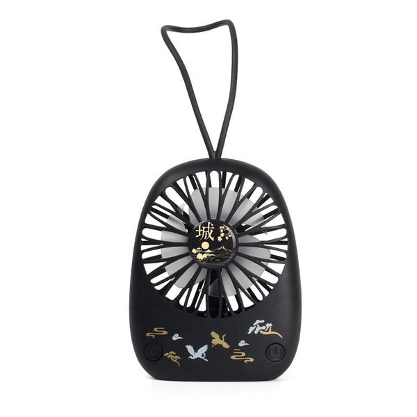 

electric fans hand-held portable charging mini usb fan with night light for children indoor toys