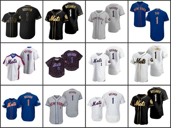 

new york mets men 1 amed rosario women youthjersey, Black;red