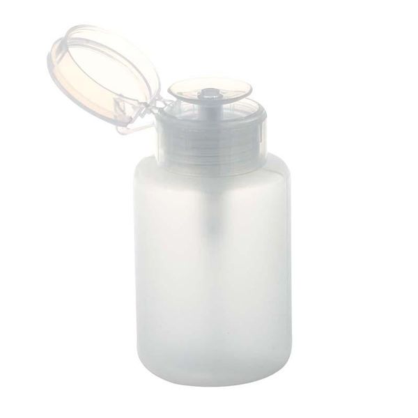 

150ml nail art makeup polish plastic pump dispenser bottle remover decorations, Silver;gold