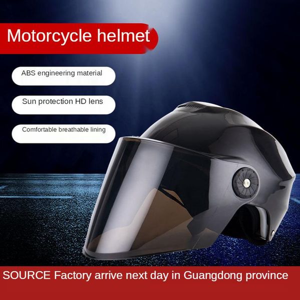 

electric bicycle helmet motorcycle men and women riding summer heat insulation half helmets