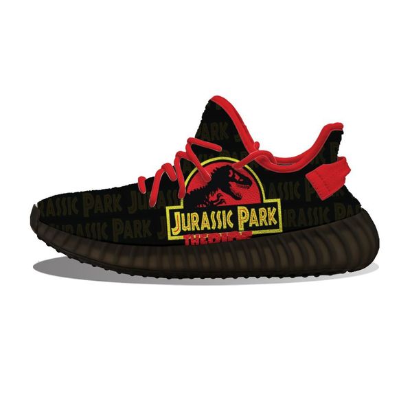 

diy custom jurassic park the ride logo running sho mh printed mens womens trainers outdoor sports sneakers gfpj