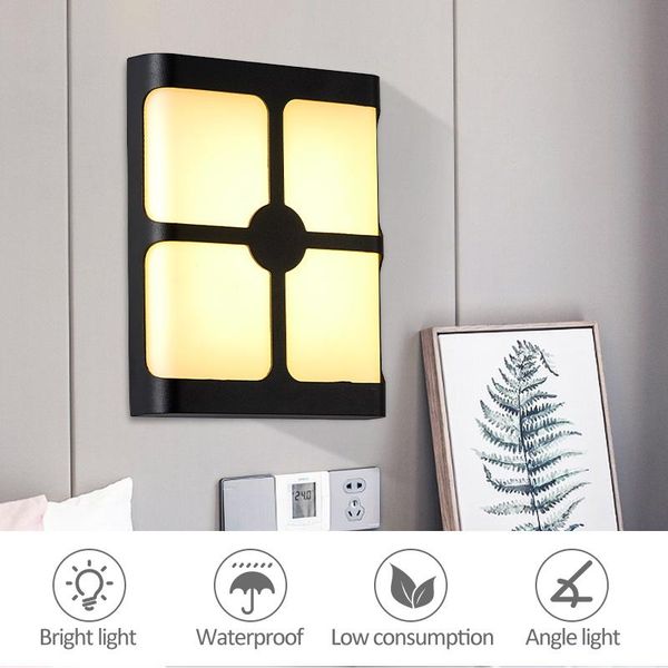 

modern led wall light ip65 waterproof lamp indoor outdoor lamps porch garden home decor landscape