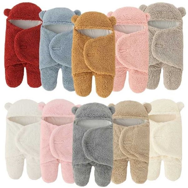 

born baby wrap blankets autumn spring baby sleeping bag envelope for born soft infant sleep sack cocoon for baby 0-9 month 220209
