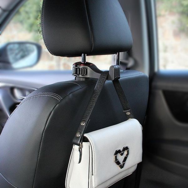 

car phone holder hook for rear adjustable mobile stand headrest hooks accessories & rails