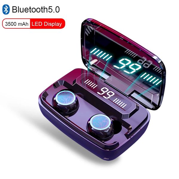 

m11 tws wireless earbuds bluetooth 5.0 earphones hd call stereo headset noise canceling sprot wireless headphones in ear phone