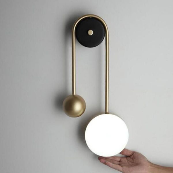 

wall lamp design led light minimalist living room sofa bedroom background warm white sconce