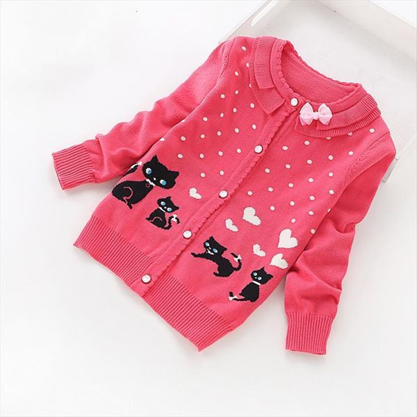 

fashion children cardigans girls lovely cotton sweaters 3 16 years child sweater cardigan k8518, Blue