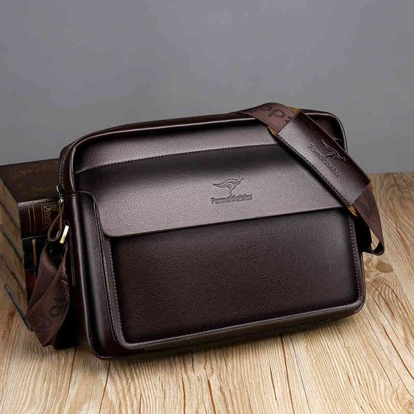 

men's single shoulder bag business diagonal cross bao gong wen horizontal vertical fashion leisure, Black;red