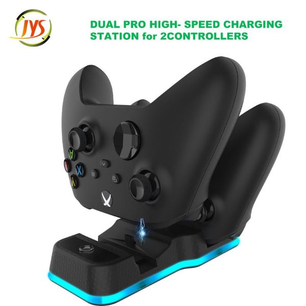 

game controllers & joysticks dual seat charging with rechargeable battery pack for xbox series x s wireless controller stand charger station