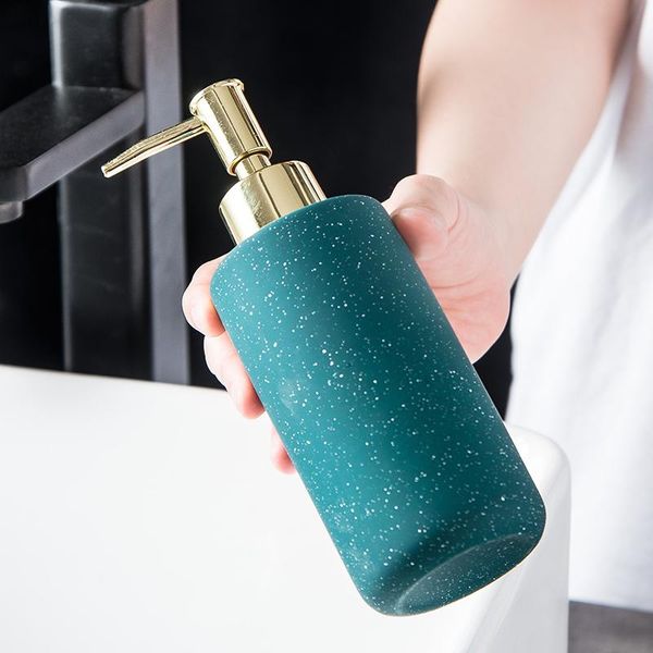 

liquid soap dispenser whyou 1pcs 300ml ceramic hand washing bottle body wish shampoo emulsion storage bathroom accessories gift