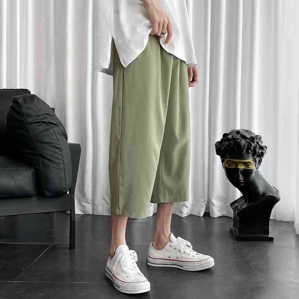 

men's pants men harem korean summer solid color man casual straight streetwear woman baggy jogger sweatpants 5xl iigu, Black
