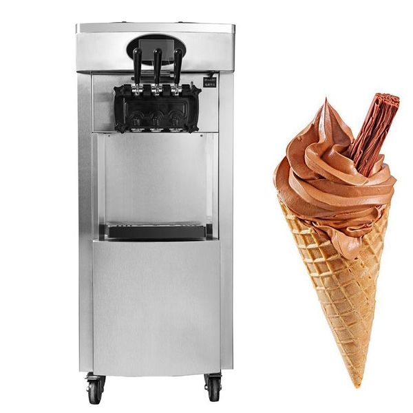 

floor type ice cream machine commercial soft 2100w making