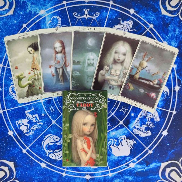 

new nicoletta ceccoli tarot cards divination deck entertainment parties board game support drop shipping 78pcs/box