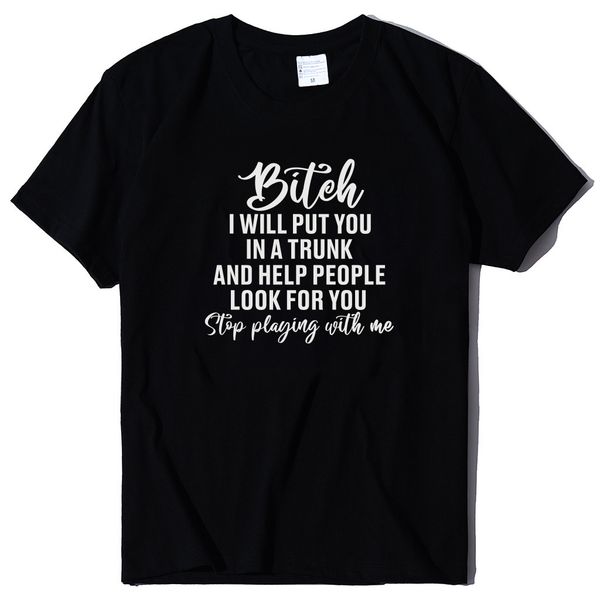 

summer loose short sve letter printed cotton t-shirt, White