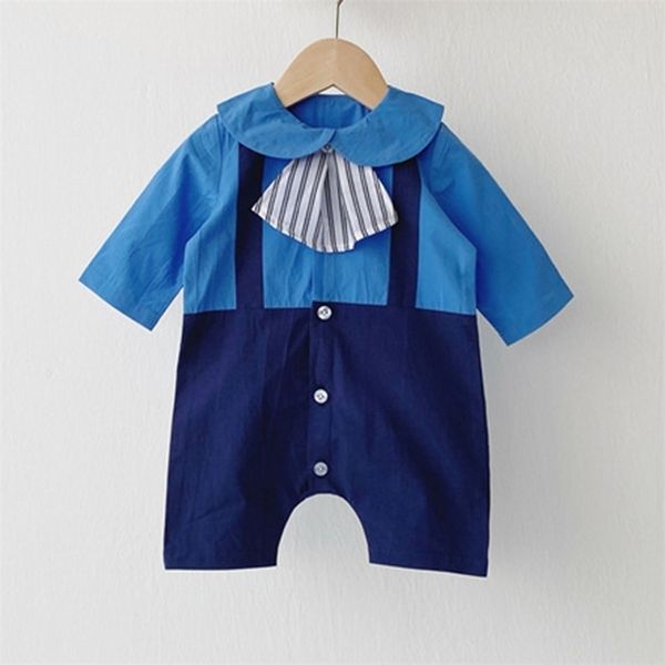 Spring Baby Boy Clothes Tutina per pagliaccetto per bambini Tuta per bambini nati Kid 210528