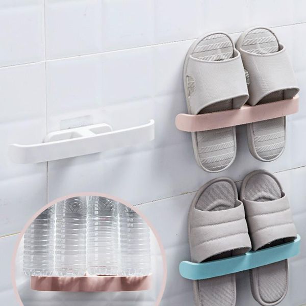 

bathroom storage & organization slipper rack toilet punch shoes drain wall-mounted