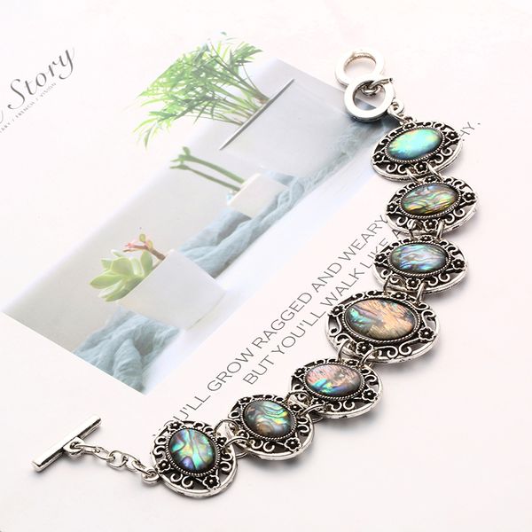

fashion ethnic bohemian bracelets bangles for women natural shells vintage beach boho link adjustable femme bracelet gifts, Golden;silver
