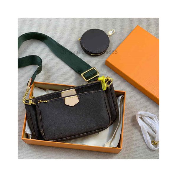 

bags handbag shoulder luxury classic fashion brand designs women m44813 cowhide triad mahjong package hobo purse come