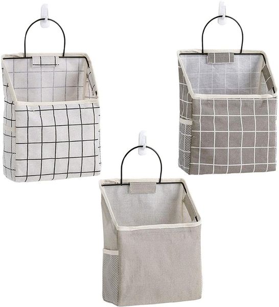 

storage boxes & bins fabric wall hanging bag over the door pouch organizer phone book magazine holder for dorm room bedroom bathroom kitchen