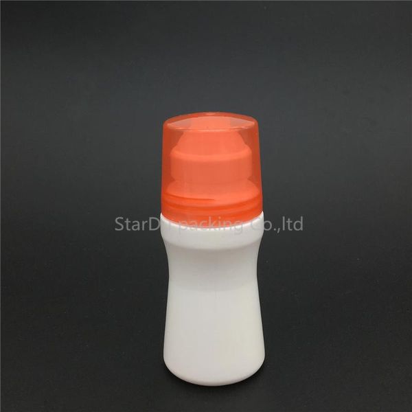 

2pcs/lot 40ml plastic roll on bottle, pp deodorant container,fragrance bottle with roller storage bottles & jars