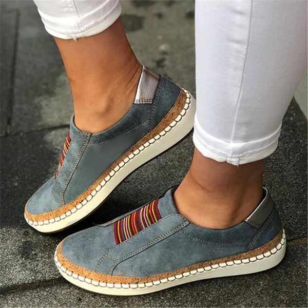 

slippers sagace shoes woman autumn fashion casual solid shallow round toe slip on flat with sneakers sandals 2021jan17, Black