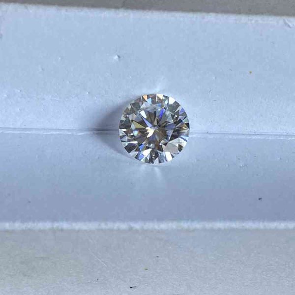 Im Labor hergestellter Diamantstein, 7 mm, D, Farbe VVS1, loser Moissanit-Ring-Ohrring-Schmuck für Frauengeschenke
