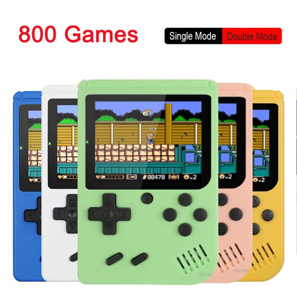 Ретро видеоигра Console Mini портативный игровой игрок построен в 800 игр Портативная карманная игровая приставка для детей подарок