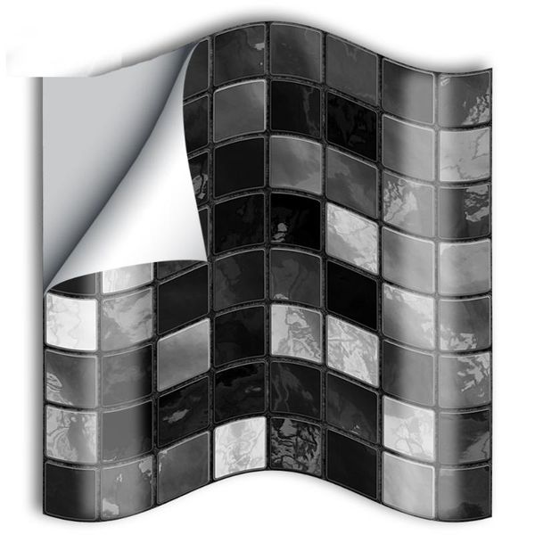 

wallpapers 15x15cmx25pcs mosaic wall stickers retro self-adhesive waterproof splashback diy kitchen bathroom home 3d