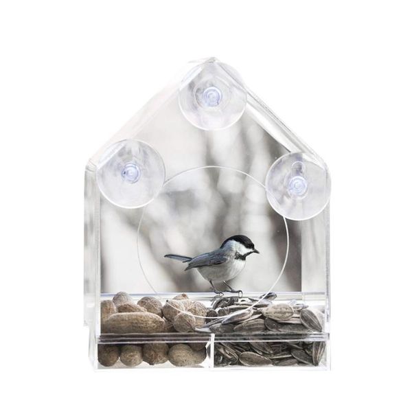 

acrylic outdoor bird feeder transparent delicate durable dog apparel