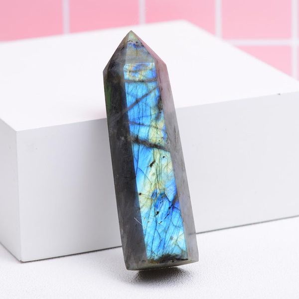 

natural crystal tower column mineral ornaments modern home decoration gifts stone crafts desk room decorations decorative objects & figurine