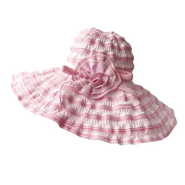 

wide brim hats casual holiday fashion with adjustable band for women girls floppy sun hat  korean style beach anti uv, Blue;gray