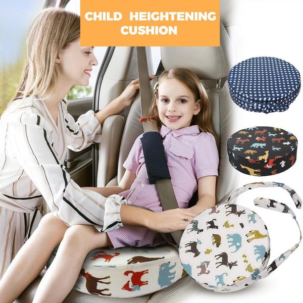 

child seat for car safety and comfort baby kids cushion sponge portable thick chair increasing pad cushion/decorative pillow